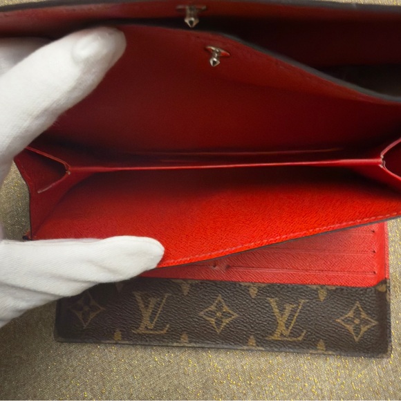 6471-Louis Vuitton Piment Epi Monogram Canvas Marie Lou Long Wallet - Picture 4 of 7